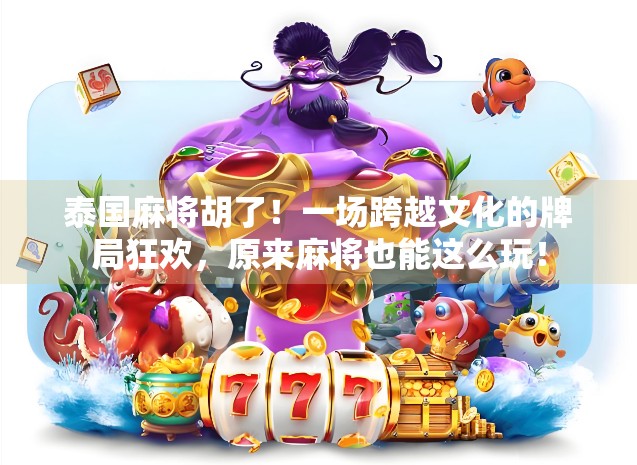 泰国麻将胡了！一场跨越文化的牌局狂欢，原来麻将也能这么玩！