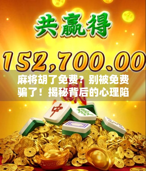 麻将胡了免费？别被免费骗了！揭秘背后的心理陷阱与真实套路