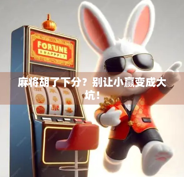 麻将胡了下分?别让小赢变成大坑!