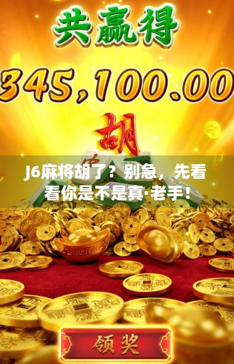 J6麻将胡了？别急，先看看你是不是真·老手！