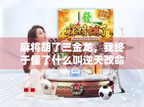 麻将胡了三金龙,我终于懂了什么叫逆天改命!