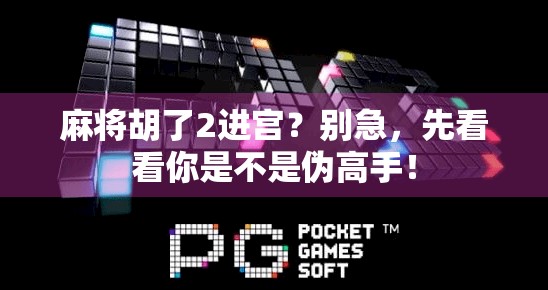 麻将胡了2进宫？别急，先看看你是不是伪高手！