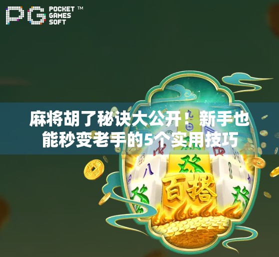 麻将胡了秘诀大公开！新手也能秒变老手的5个实用技巧