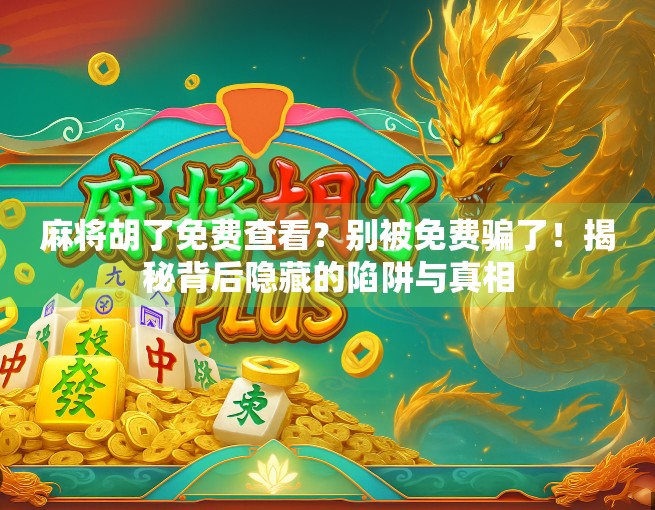 麻将胡了免费查看?别被免费骗了!揭秘背后隐藏的陷阱与真相