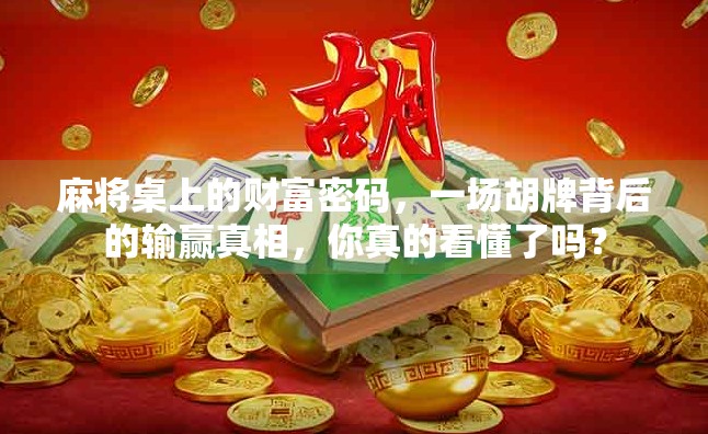 麻将桌上的财富密码,一场胡牌背后的输赢真相,你真的看懂了吗?