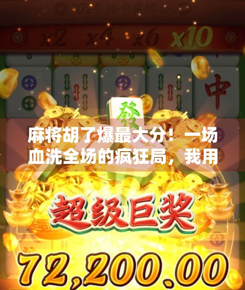 麻将胡了爆最大分!一场血洗全场的疯狂局,我用30分钟赢回半年工资!