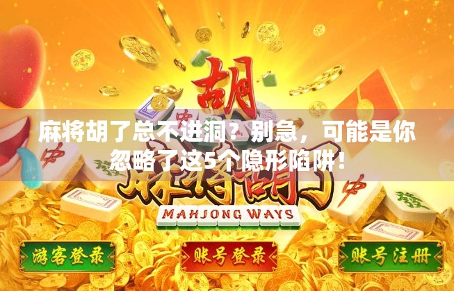 麻将胡了总不进洞？别急，可能是你忽略了这5个隐形陷阱！