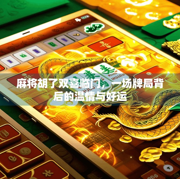 麻将胡了双喜临门，一场牌局背后的温情与好运