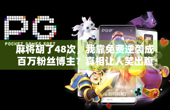 麻将胡了48次，我靠免费逆袭成百万粉丝博主？真相让人笑出腹肌！