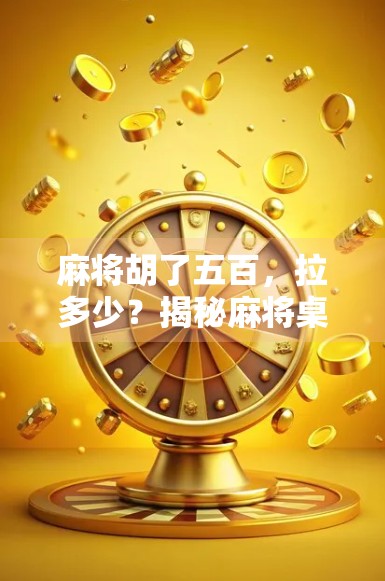 麻将胡了五百，拉多少？揭秘麻将桌上的潜规则与心理博弈！