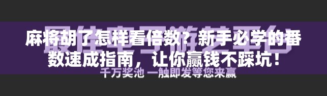 麻将胡了怎样看倍数?新手必学的番数速成指南,让你赢钱不踩坑!