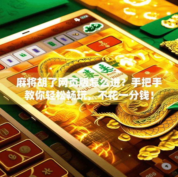 麻将胡了网页版怎么进?手把手教你轻松畅玩,不花一分钱!