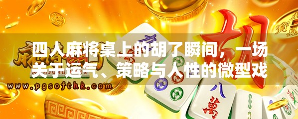 四人麻将桌上的胡了瞬间,一场关于运气、策略与人性的微型戏剧 四人麻将桌上的胡了瞬间,一场关于运气、策略与人性的微型戏剧