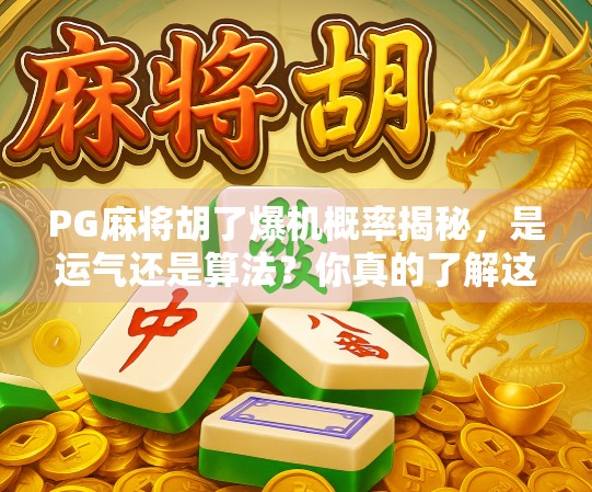 PG麻将胡了爆机概率揭秘，是运气还是算法？你真的了解这款游戏吗？