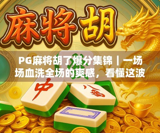 PG麻将胡了爆分集锦｜一场场血洗全场的爽感，看懂这波操作你就赢了！