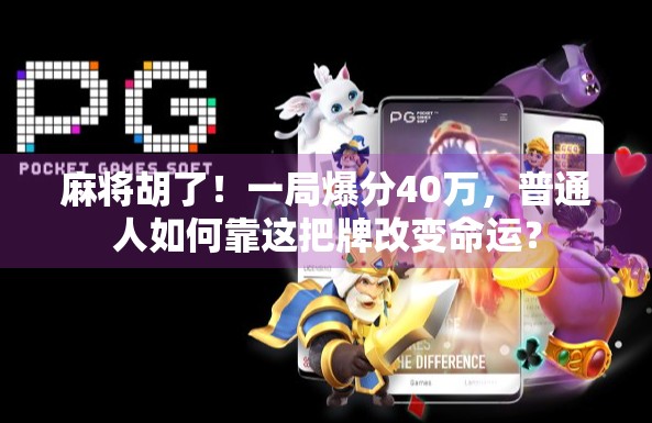 麻将胡了!一局爆分40万,普通人如何靠这把牌改变命运? 麻将胡了!一局爆分40万,普通人如何靠这把牌改变命运?
