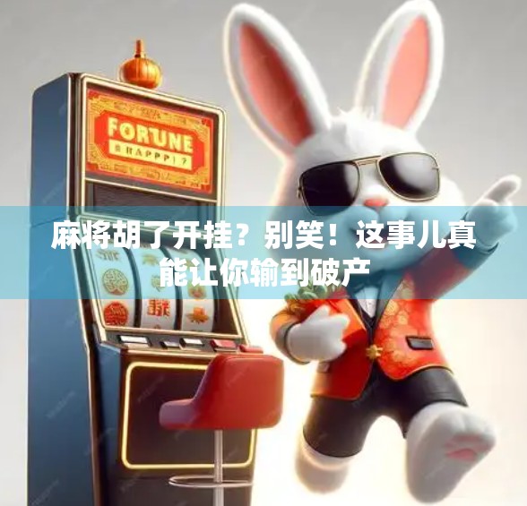 麻将胡了开挂？别笑！这事儿真能让你输到破产