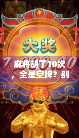麻将胡了10次，全是空牌？别慌，这可能是你人生中最值得复盘的一局！