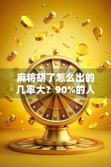 麻将胡了怎么出的几率大？90%的人不知道的冷门技巧全揭秘！