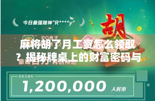 麻将胡了月工资怎么领取？揭秘牌桌上的财富密码与职场人的另类理财逻辑